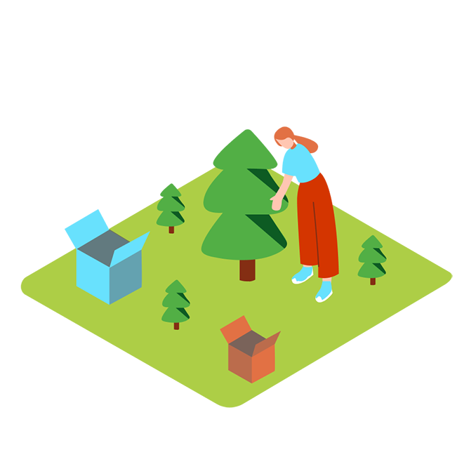 地元ならではの教育環境イメージイラスト